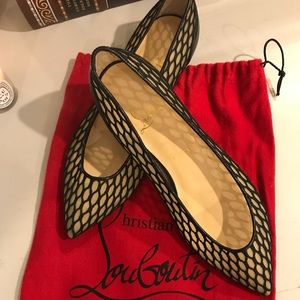 Like New! Christian Louboutin flats! Size 6.5